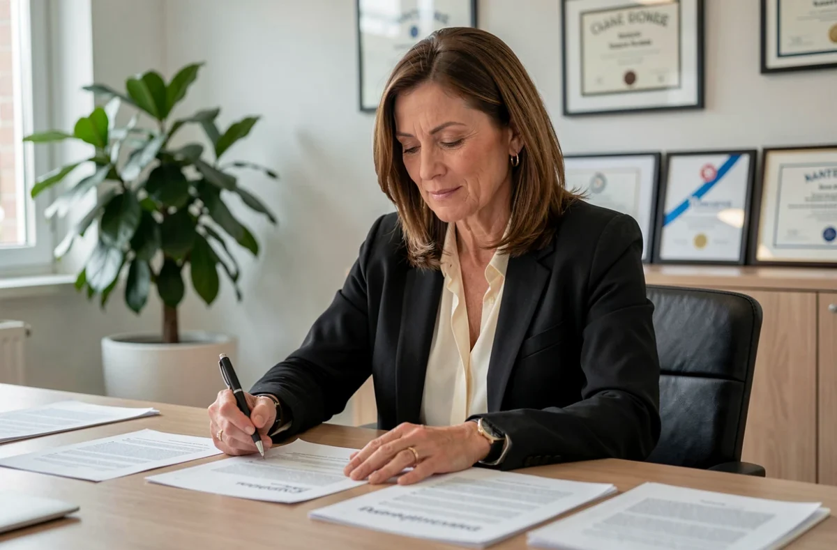 Maître Sandrine Lacombe avocate spécialisée en procédures collectives et droit des affaires à Nanterre