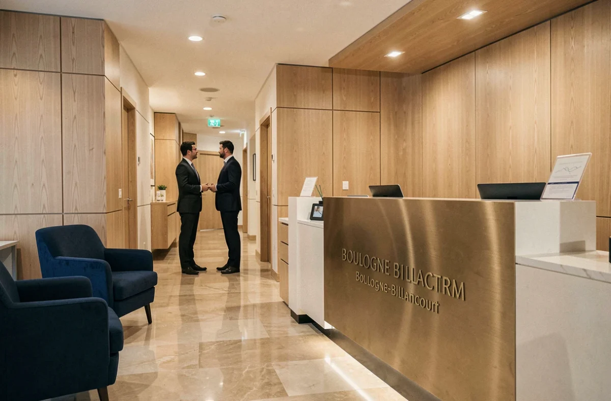 Cabinet Start Avocat spécialisé en droit des affaires à Boulogne-Billancourt, espace d'accueil moderne